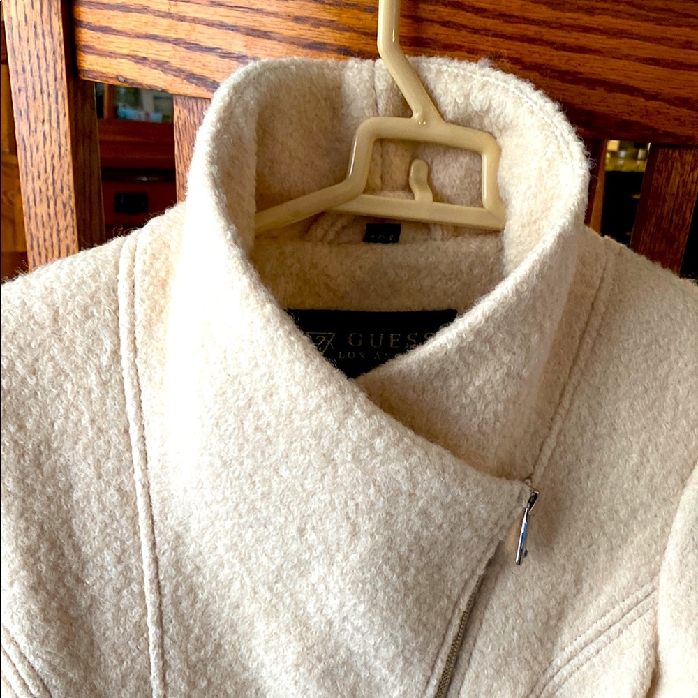 GUESS Cream Wool Jacket